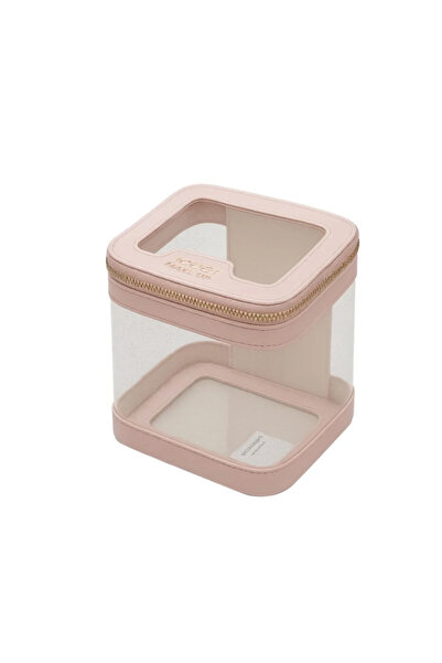 Jouer حقيبة مكياج شفافة مقاومة للماء من جوير