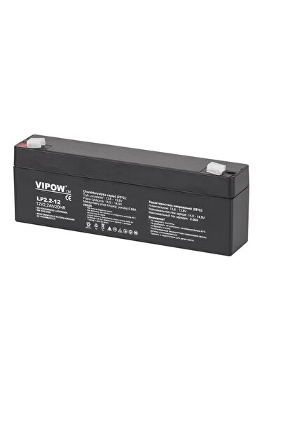 Vipow Μπαταρία μολύβδου τζελ, 12v 2.2ah, βέλτιστη τάση και χωρητικότητα