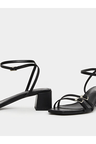 Raid By Styli Zinia Block Heel Sandals with Ankle Strap