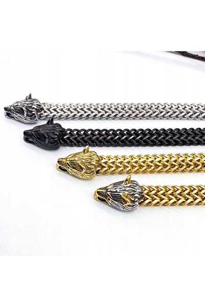 Other VIKING BRACELET Wolves Nordic Amulet 316L 439