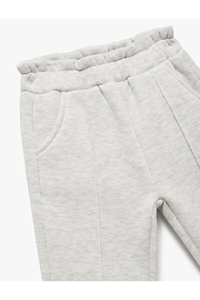 Koton Ribbed Pocket Detailed Elastic Waist Jogger Sweatpants