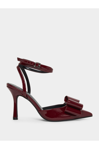 Raid By Styli Myrna Pointed Toe Shoes with Bow Detail