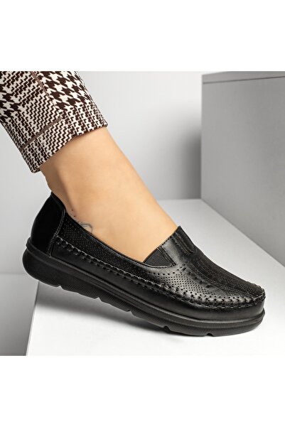 Modlet.ro Pantofi sport negri pentru femei cu inserție elastică MOD13232