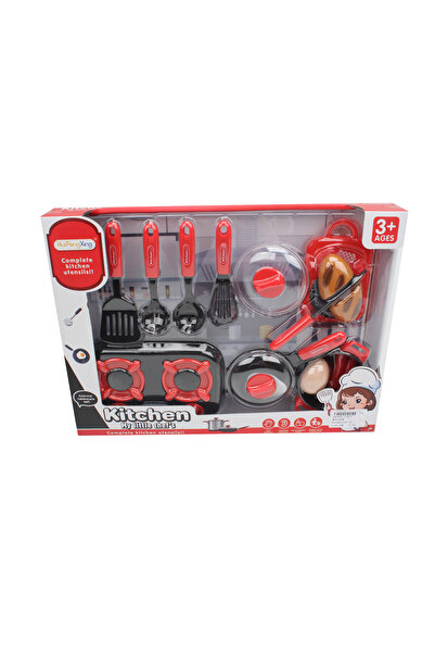 TSUMAB مجموعة ألعاب مطبخ الشيف الصغير الكاملة - مجموعة طبخ من 14 قطعة للأطفال (3 سنوات فأكثر)