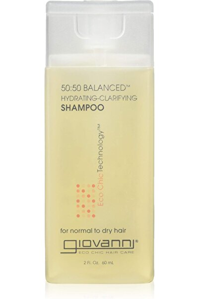 Giovanni شامبو 50:50 المرطب والمنقي المتوازن للشعر العادي إلى الجاف، 60 مل
