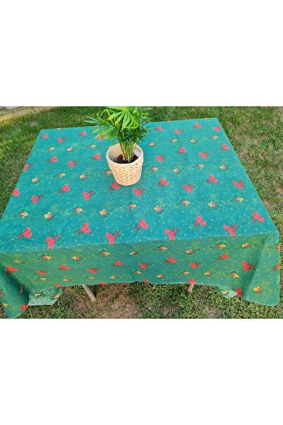 Kotys Design Față de masă de Crăciun, bumbac, cu clopoței și fundițe