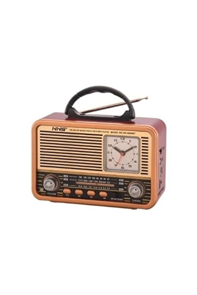NNS Radio Retro Portabil, NS - 8898 BT, Baterie Incorporata, Bluetooth, USB, ...