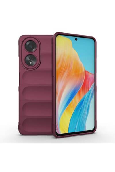 SOFAL Phone case for Oppo A58 4G (P301), polyurethane, Bordeaux