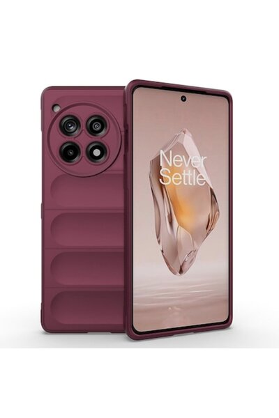 SOFAL OnePlus 12R (P298) Polyurethane Case - Bordeaux