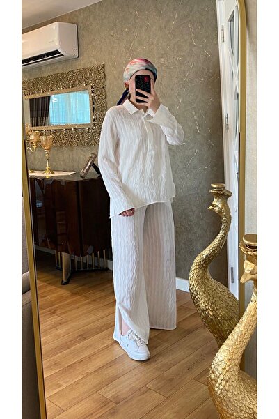 Lir Women's White Ephil Fabric Suit