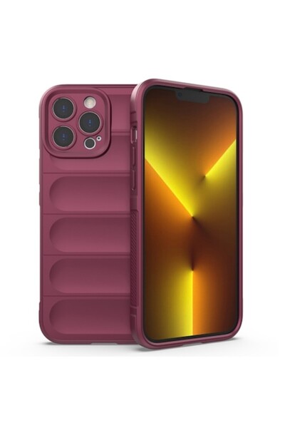 SOFAL iPhone 13 Pro Max Case P219, Polyurethane, Bordeaux