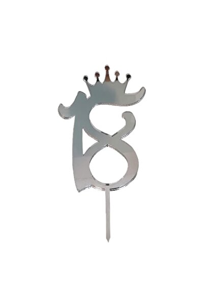 OEM Topper tort majorat 18 coronita, Promotional Print, 18CB, oglinda acrilic...