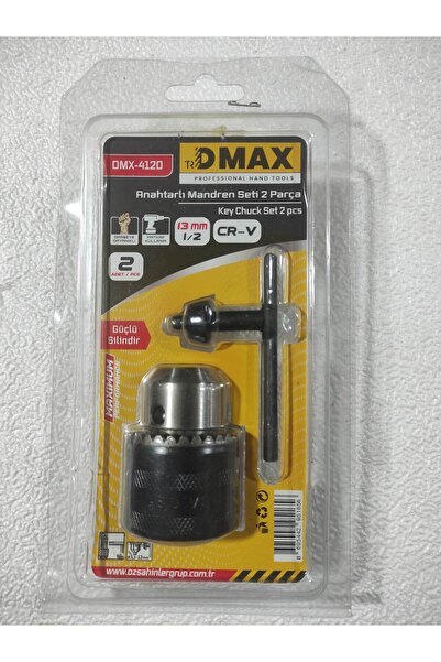 DMAX ANAHTARLI MANDREN SETİ 13 MM 1/2 MATKAP KULLANIM DARBEYE DAYANIKLI GÜÇLÜ...