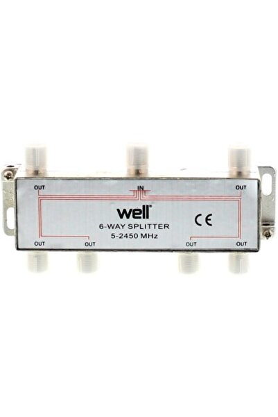 Well Splitter CATV 6 cai 2450 MHz