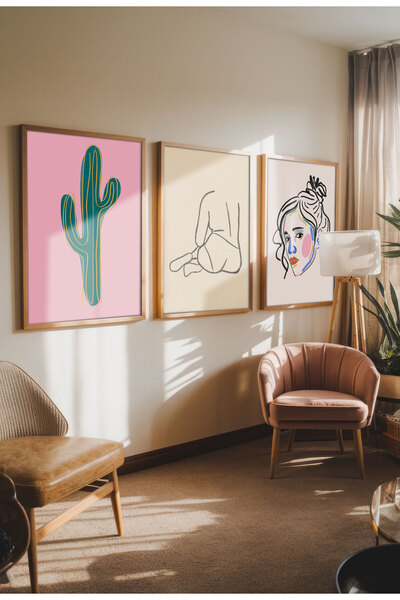 21mxm Unframed Boho Style Canvas Poster – Digital Print on Matte Canvas - BOHO 95