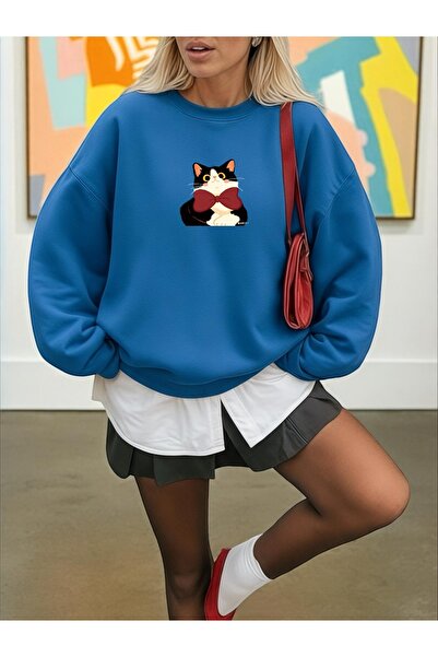 Wish BF Pulover unisex pentru bărbați/femei cu papion în pisică culori Specia...