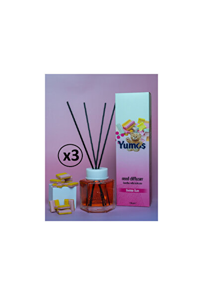 Yumoş YUMOS room air freshener with bamboo sticks BUBBLE GUM FLAVOR