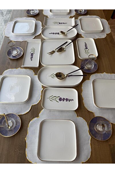 ROSSEV Kahvaltı Takımı Mimoza 42 Parça 6 Kişilik