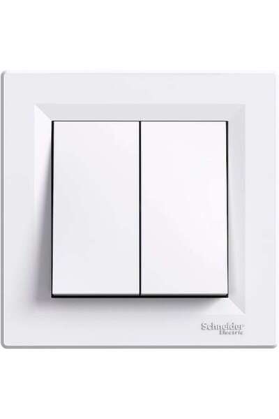 Schneider Electric Intrerupator dublu Schneider Asfora EPH0301121, fara surub...