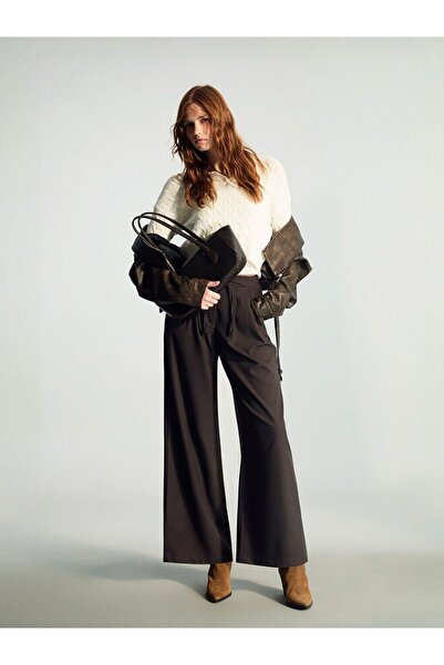 LC Waikiki XSIDE Loose Fit Geniş Paça Kadın Pileli Pantolon