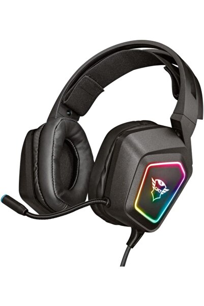 Trust GXT 450 Blizz 7.1 RGB Gaming Headset – Virtual Surround Sound, LED Lighting, USB, Over-Ear