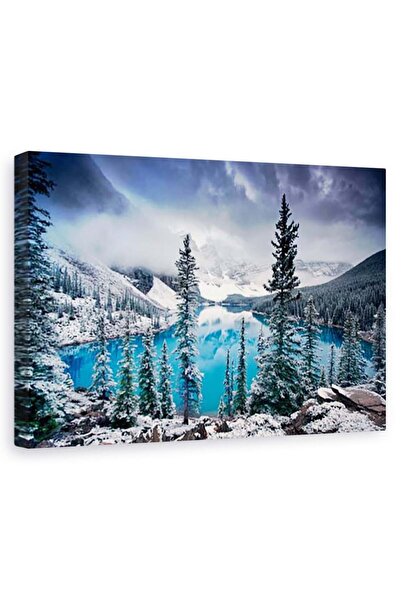 Tablouri Decor Πίνακας σε καμβά - Μπλε Πρωινά/Πρωινές Μελαγχολιές, Τοπίο, Λίμ...