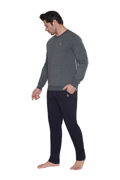 U.S. Polo Assn. Men's Anthracite Melange Home Wear