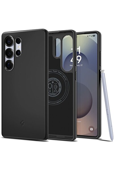 Spigen Carcasă pentru Samsung Galaxy S25 Ultra, Formă Subțire - Neagră