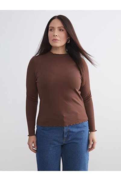 LC Waikiki Lcw Modest Ruffled High Neck Women's Bodysuit