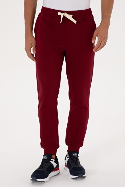 U.S. Polo Assn. Men's Burgundy Sweatpants 50313765-Vr014