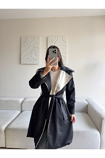 Sindimoda Adonis Oversize Cep Detaylı Trençkot 3526
