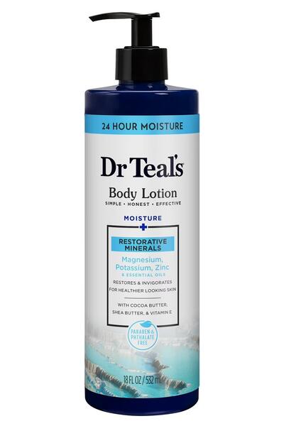 Dr Teals لوشن مرطب للجسم بالمعادن المصلحة 532 مل