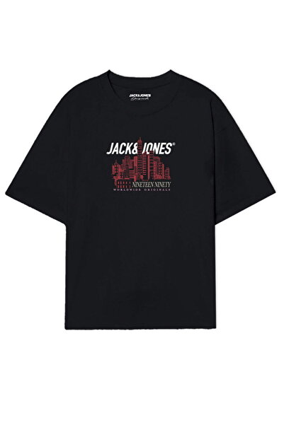 Jack & Jones Plus Size Chest Printed T-Shirt - York