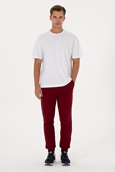 U.S. Polo Assn. Men's Burgundy Sweatpants 50313765-Vr014