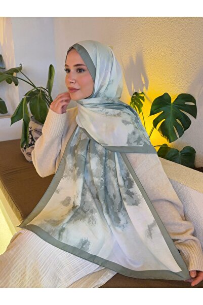 Mira İpek Desenli Pamuk Soft Şal İlham Serisi Degrade Şal