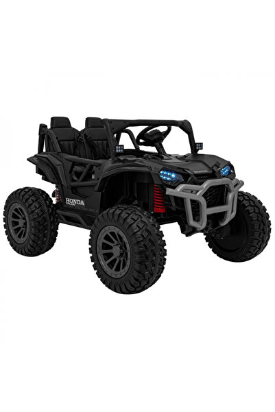 Ramiz Masinuta electrica 4x4 pentru copii Honda Black, motor 4 x 120W, bateri...