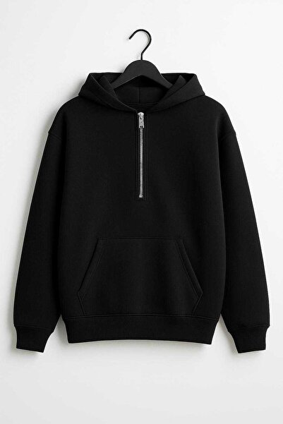 MOONBULL Unisex Hooded Zip-Up Sweatshirt