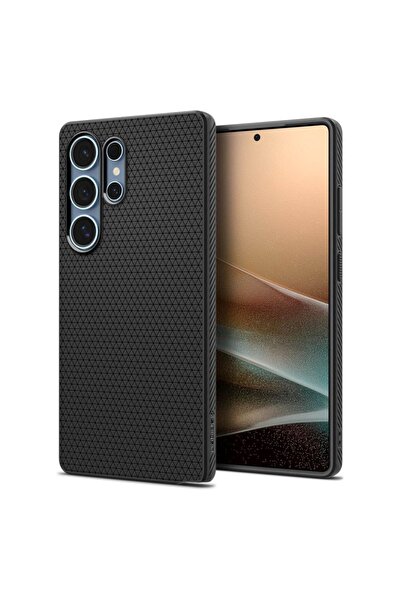 Spigen Carcasă pentru Samsung Galaxy S25 Ultra Flexibilă, Liquid Air - Neagră