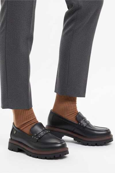 Mammamia Γυναικεία Δερμάτινα Παπούτσια Loafer D25KA-3175