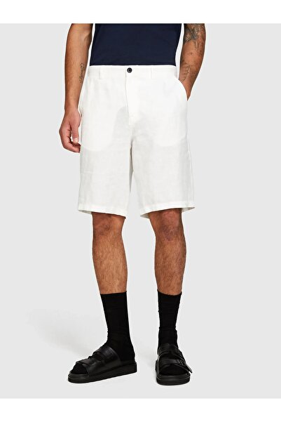 Sisley Men's 100% Linen Slim Fit Bermuda Shorts 325P4Aghs9010-Sis074