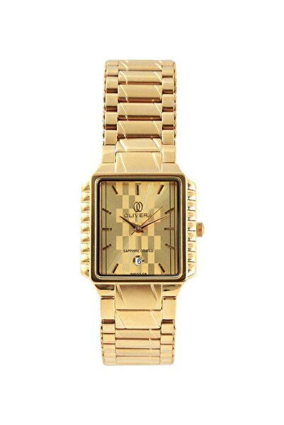 Olivera ساعة رجالية أنالوج من الفولاذ المقاوم للصدأ OGP012