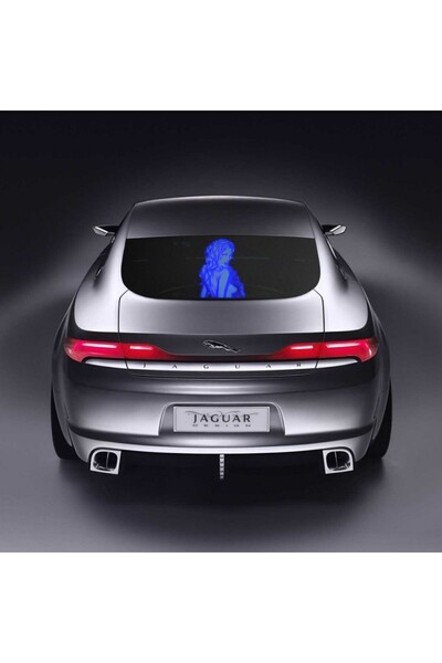 PROCART Transparent sticker with invisible fluorescent uv image Skeleton