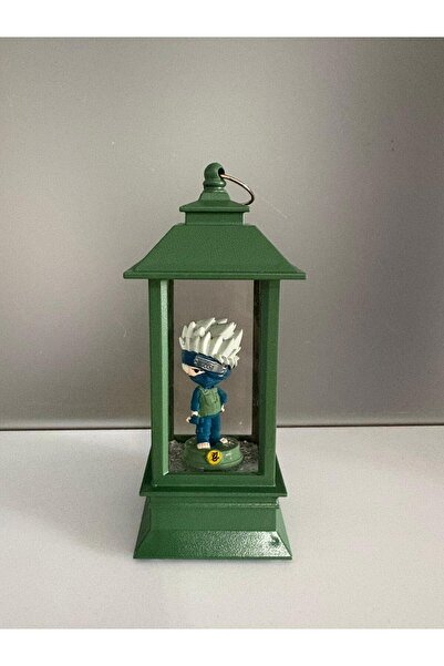 REIZ Naruto Kakashi Figürlü Yeşil Fener Işıklı Kar Küresi