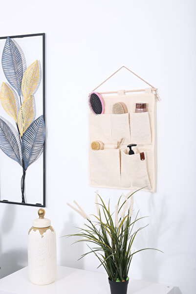 LUXWAY HOME 5 Cepli Havlur Kumaş Çok Amaçlı Askılı Duvar Tipi Dolap Içi Banyo...