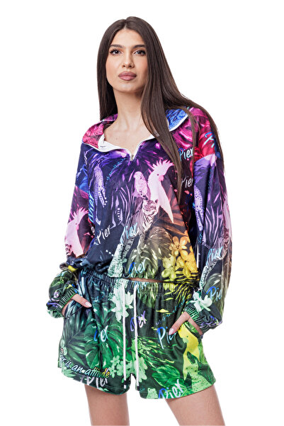 Pier Trening catifea jungle print