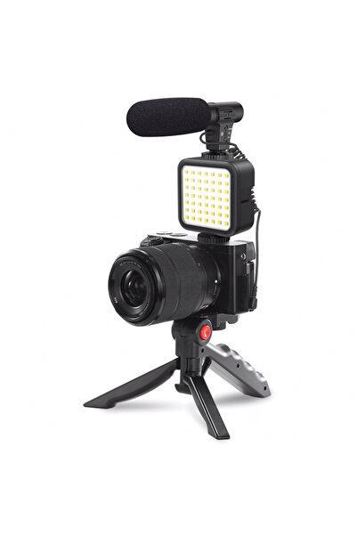 Platinet 4in1 Vlogging Kit Microphone Smartphone Tripod Stand