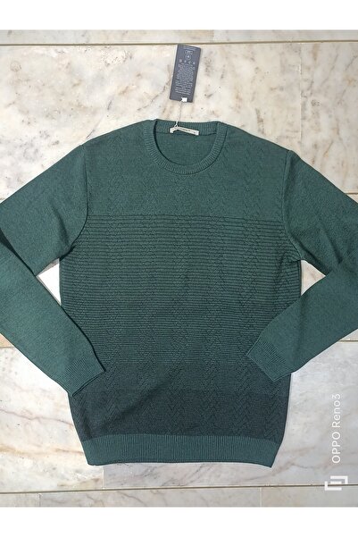güleç gym Yamak Knitwear Steel Knit Wool O-Neck Sweater