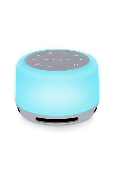 LittleDomi Dispozitiv cu zgomot alb cu lumină de noapte, temporizator, memori...