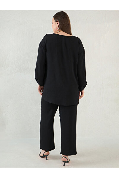 Femmella By Styli طقم قصة مريحة بمقاسات كبيرة