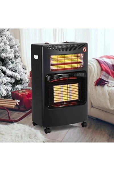 Zilan Gas and Electric Stove - 4200W, LPG/Butane/Propane Cylinder, 3 Heating Tubes, 1282